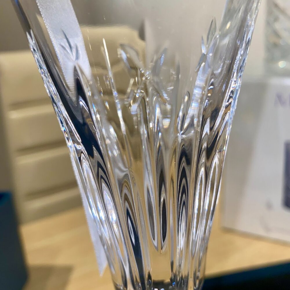 Waterford Crystal Winter Wonders: NEW Pair Midnight Frost Toasting Flutes, 11" - Picture 12 of 16